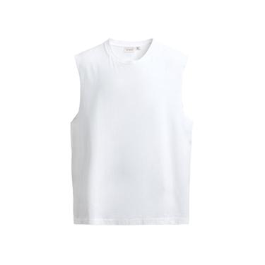 მაისური TANK LIGHTWEIGHT თავისუფალი სტილი - Zara-ს White