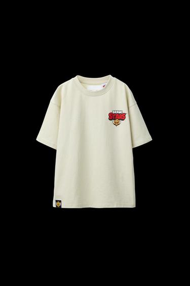 BRAWL STARS © SUPERCELL OY PRINT T-SHIRT - Blue green by Zara - Image 0