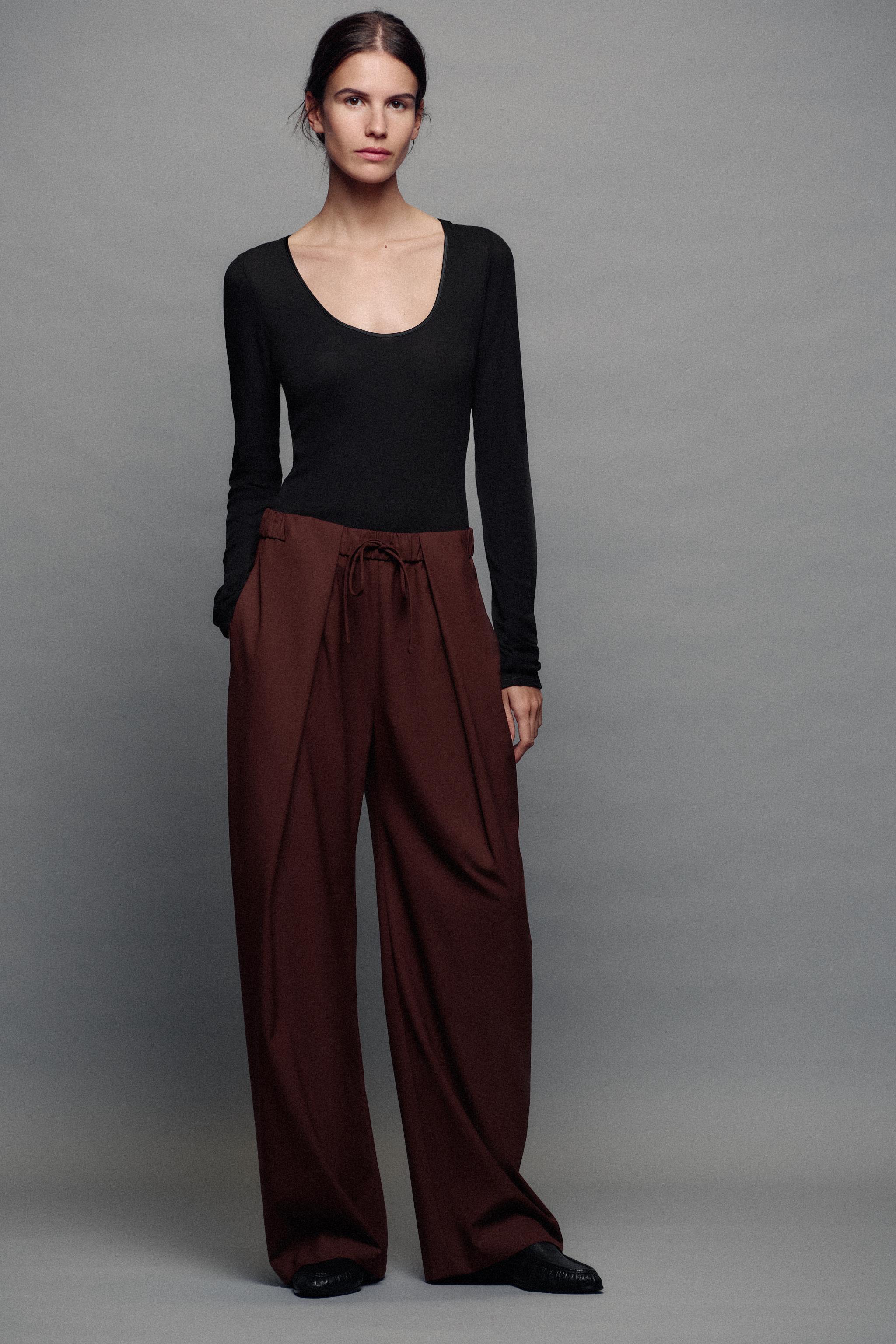 Zw Collection Pleated Pants by Zara