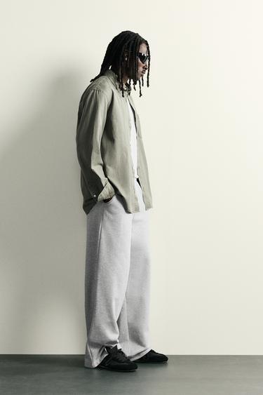 BASIC JOGGINGBROEK IN RELAXED FIT - Grijs gemêleerd van Zara