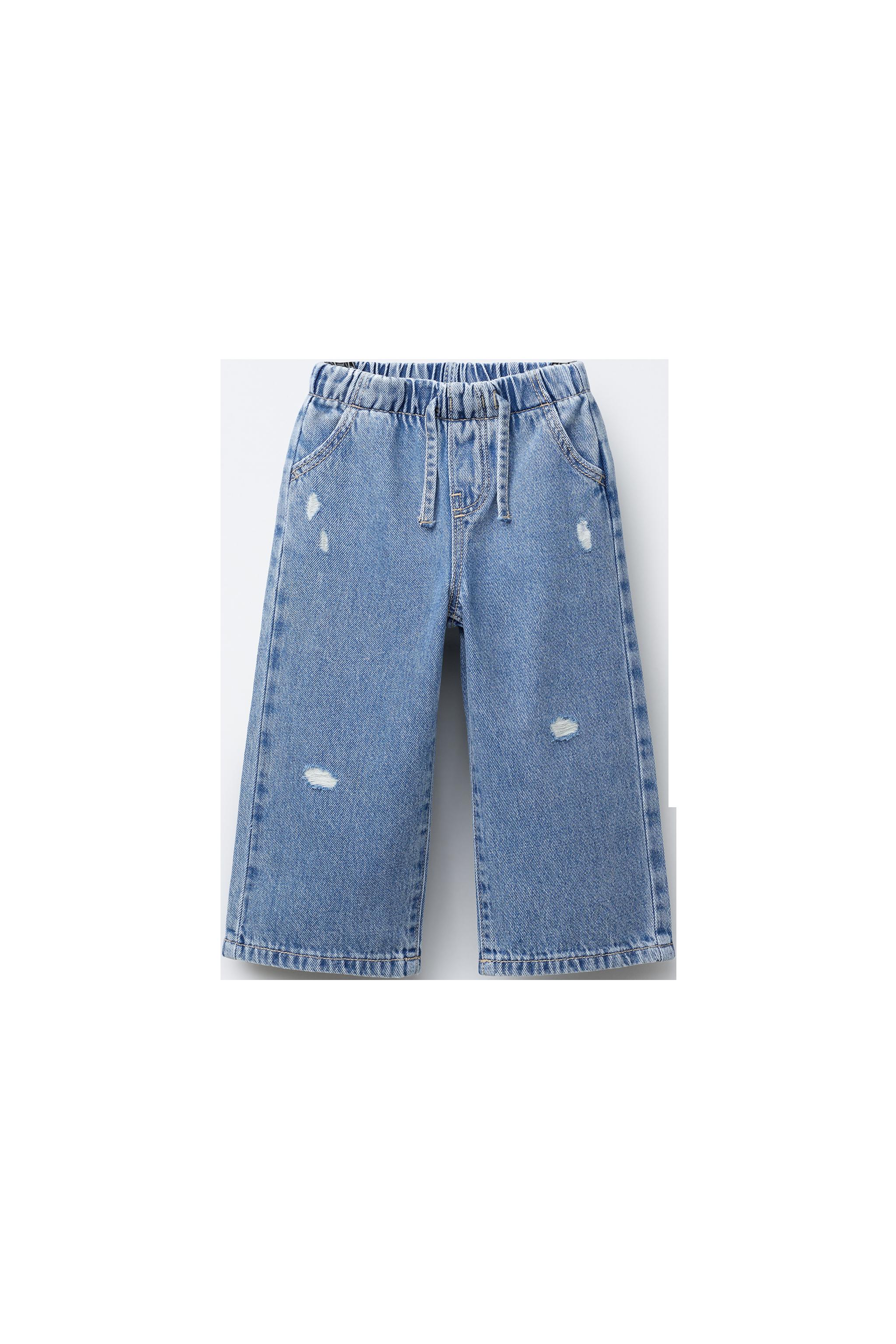 Zara ダメージ加工ライトブルーワイドジーンズ 08727602427-r.jpg?ts=1752153138544