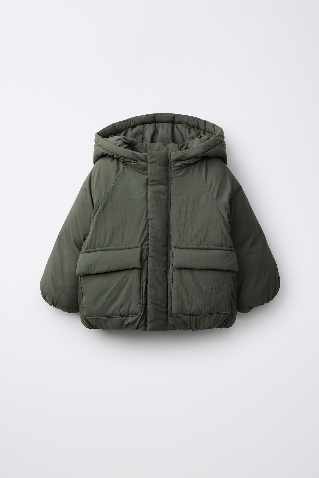 WATER-REPELLENT NYLON JACKET — Dark green