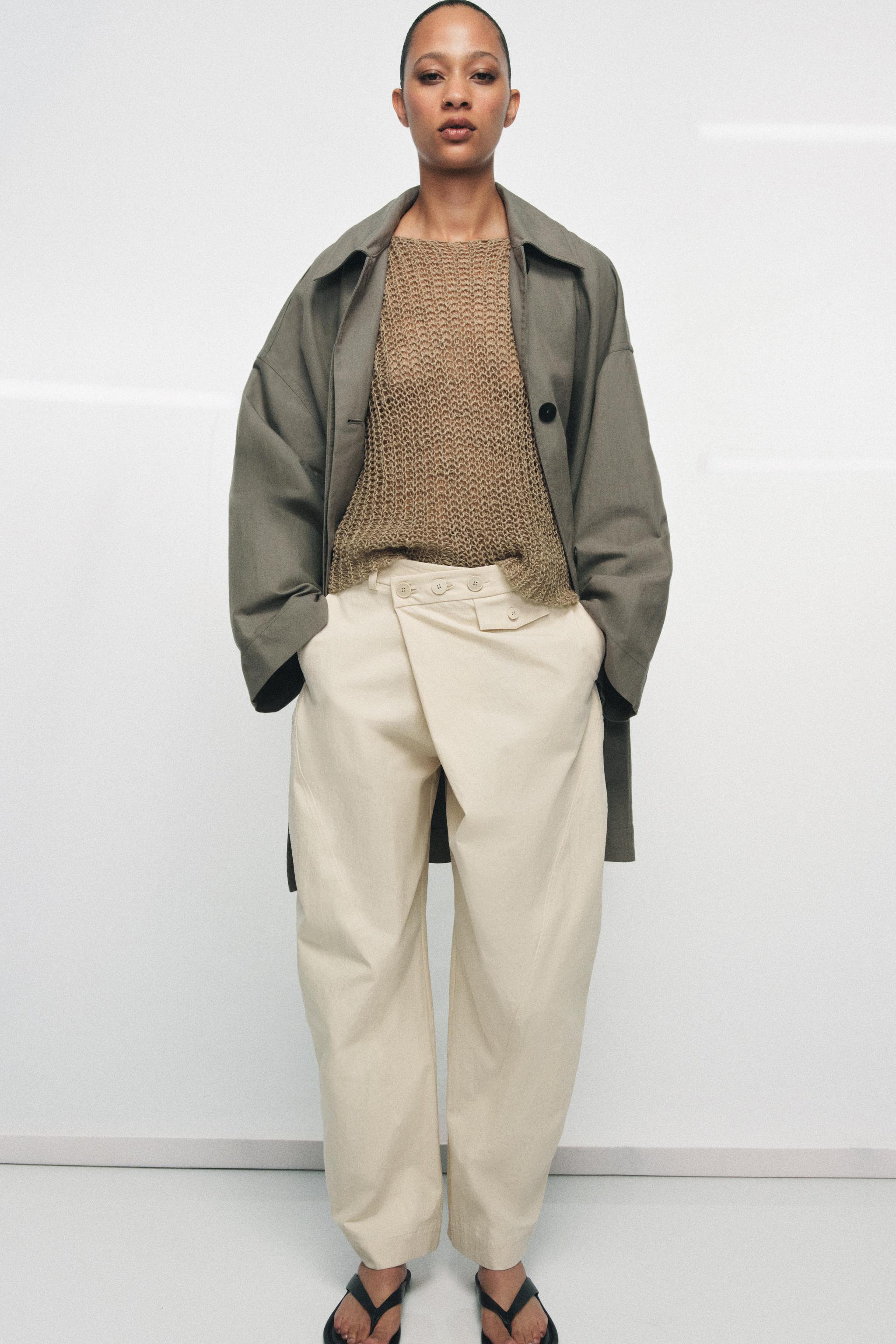 ZW COLLECTION OVERSIZE TRENÇKOT - Görsel 7