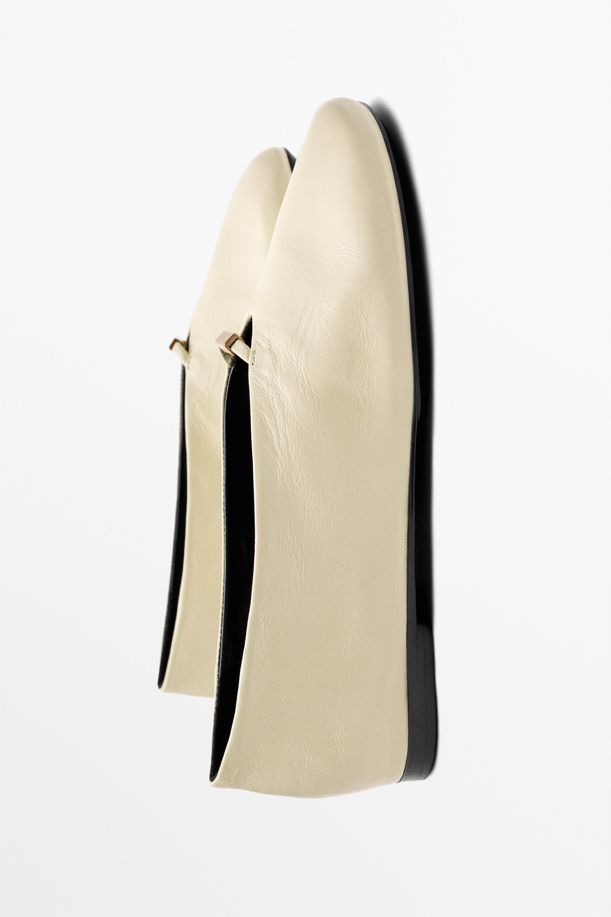 Soft leather ballet flat