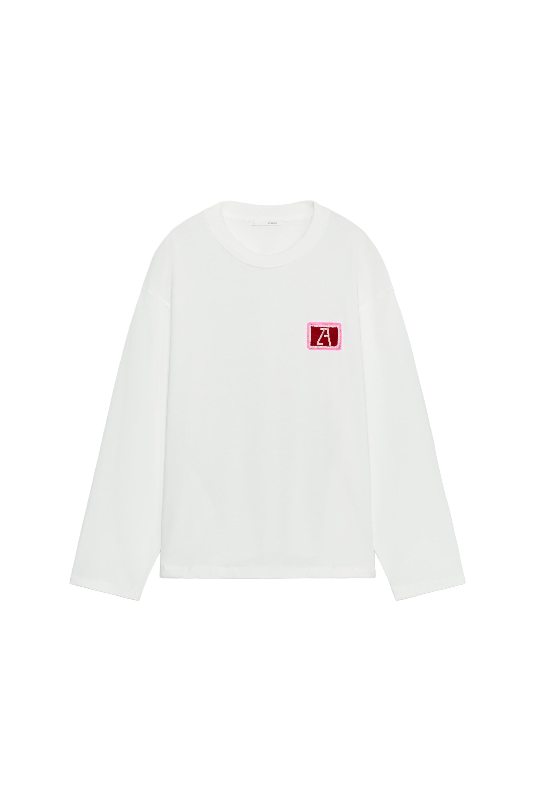 CAMISETA DETALLE ZA BORDADO