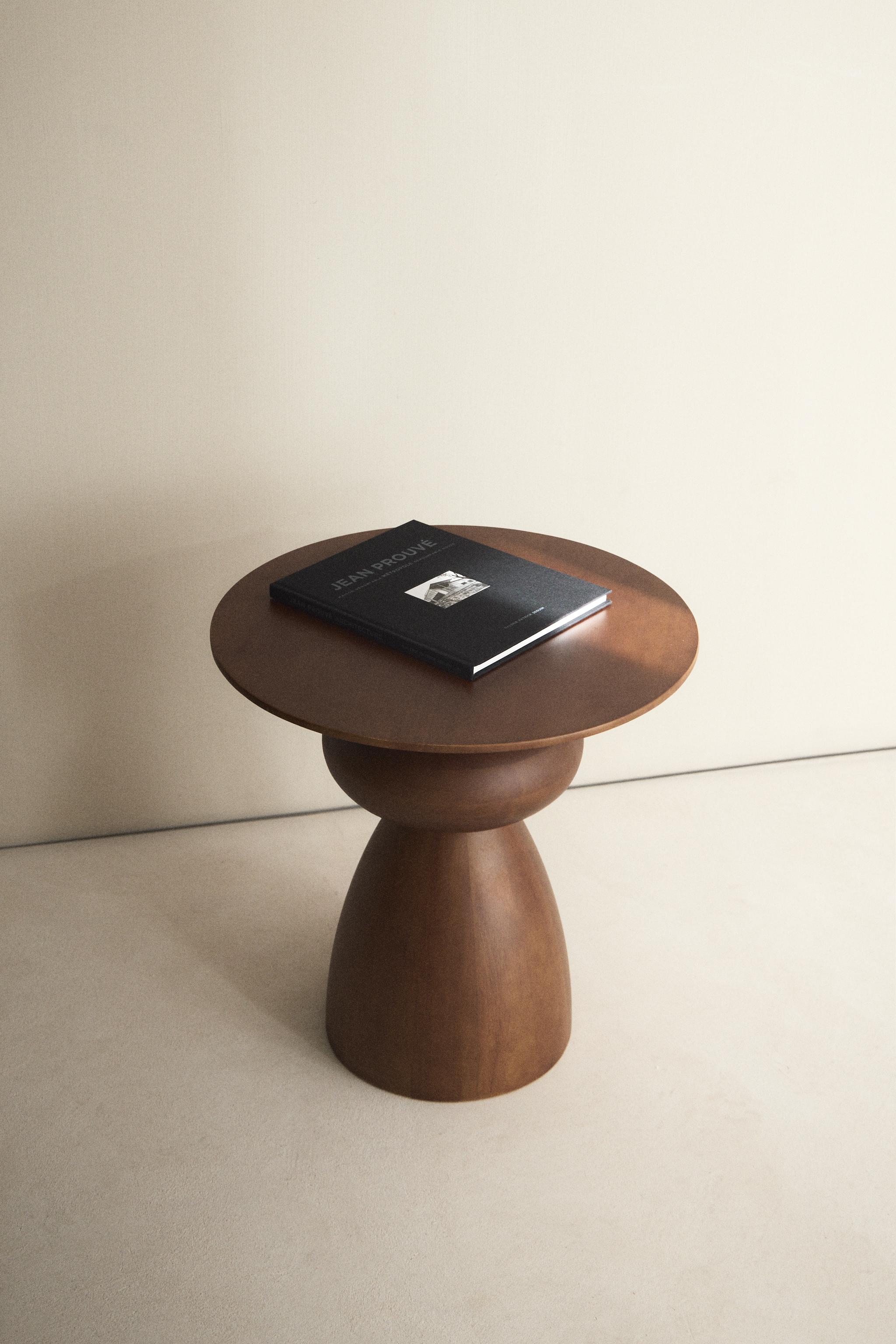 WOODEN SIDE TABLE