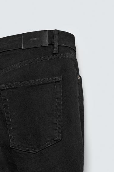BASIC SLIM FIT JEANS - Black by Zara - Image 9