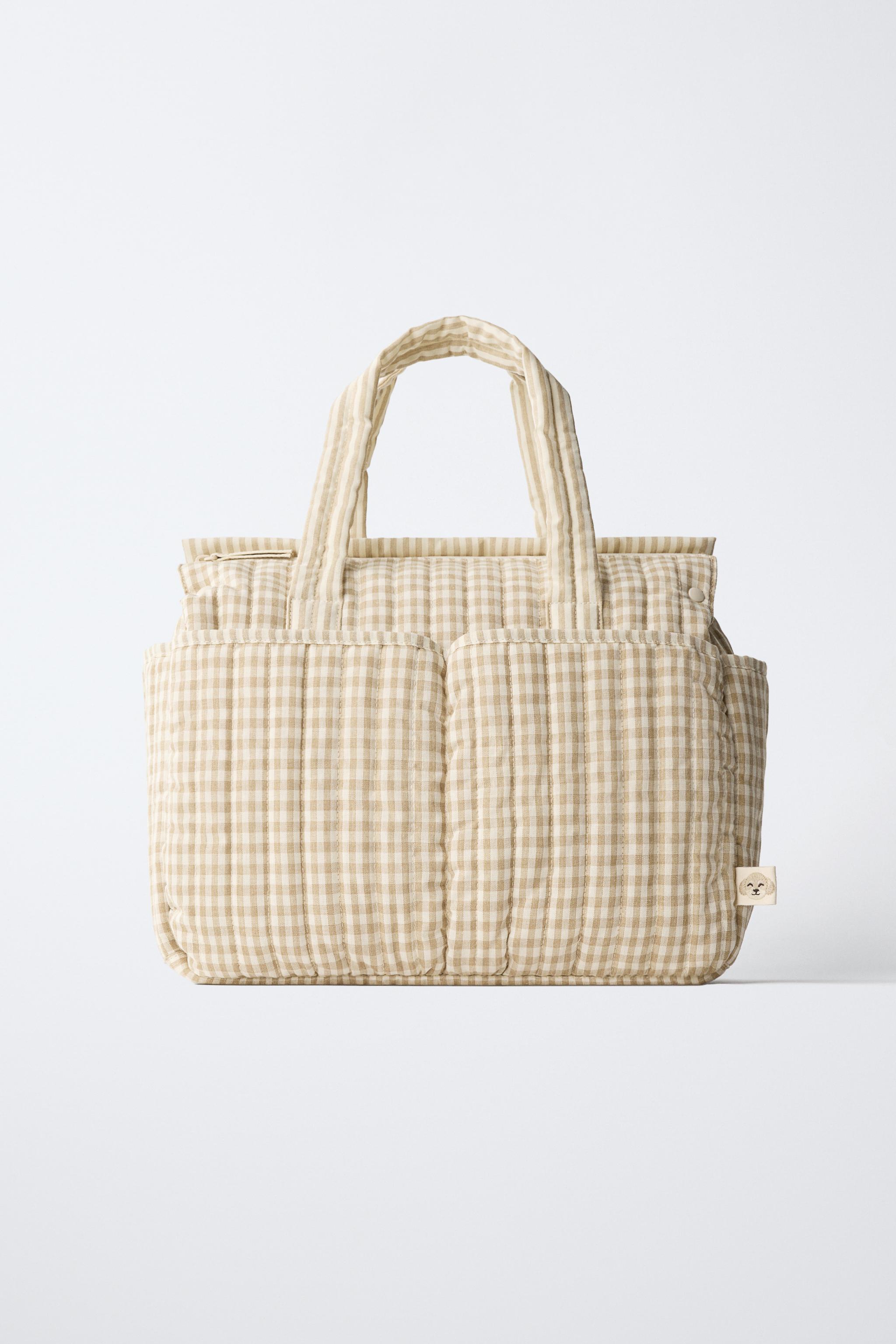 Детские сумки Zara PLAID MATERNITY SET