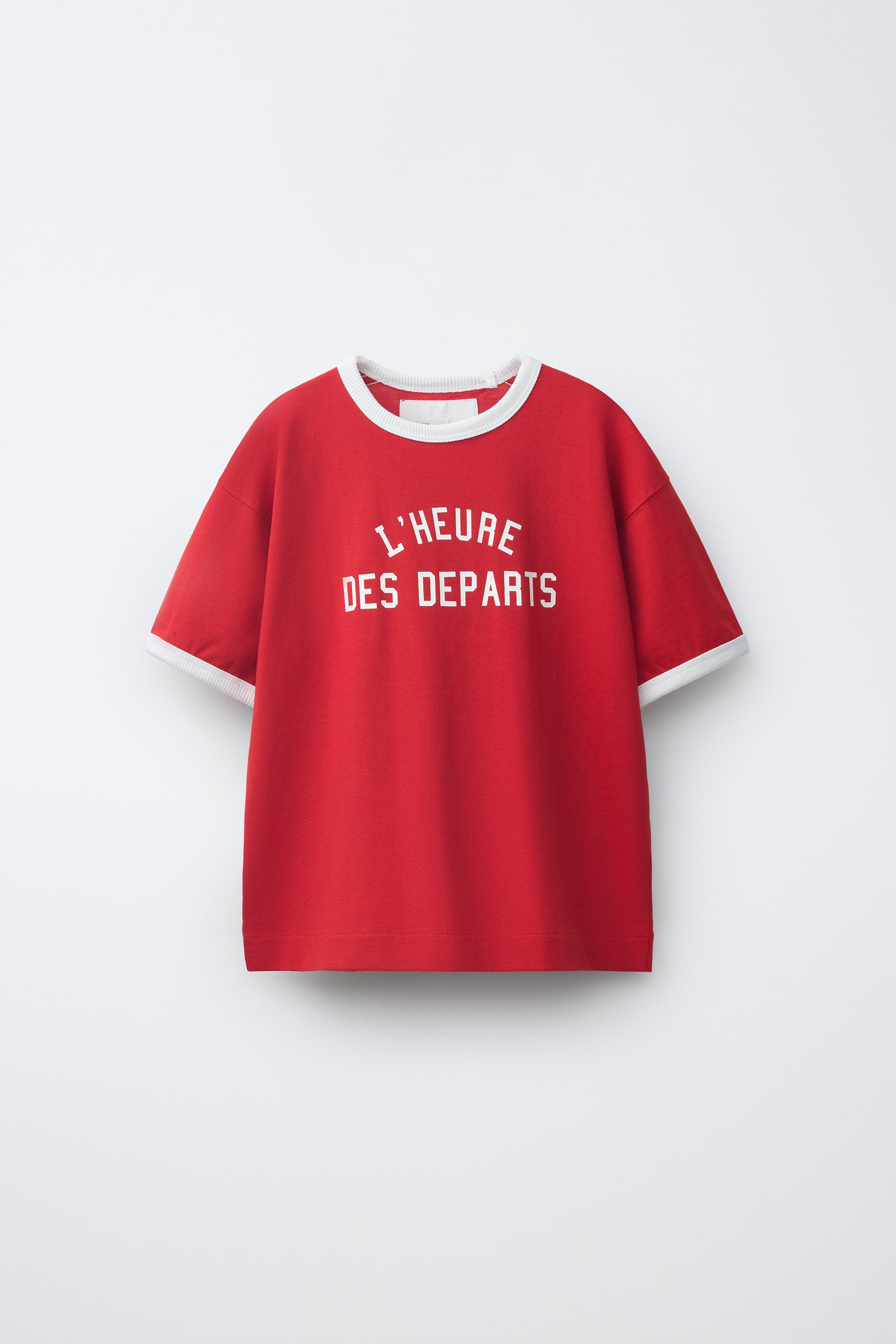 T-SHIRT JOGGING À INSCRIPTION