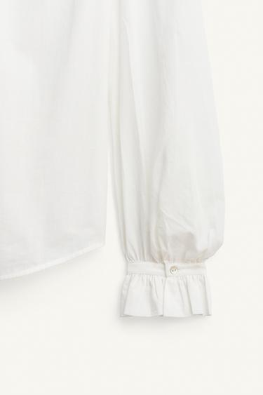 CHEMISE À PLIS ÉDITION LIMITÉE - Blanc de Zara - Image 9