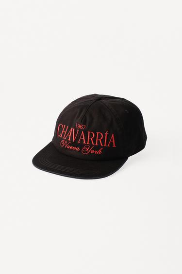 GORRA VISOR PLA BRODAT WILLY CHAVARRIA X ZARA - Negre de Zara
