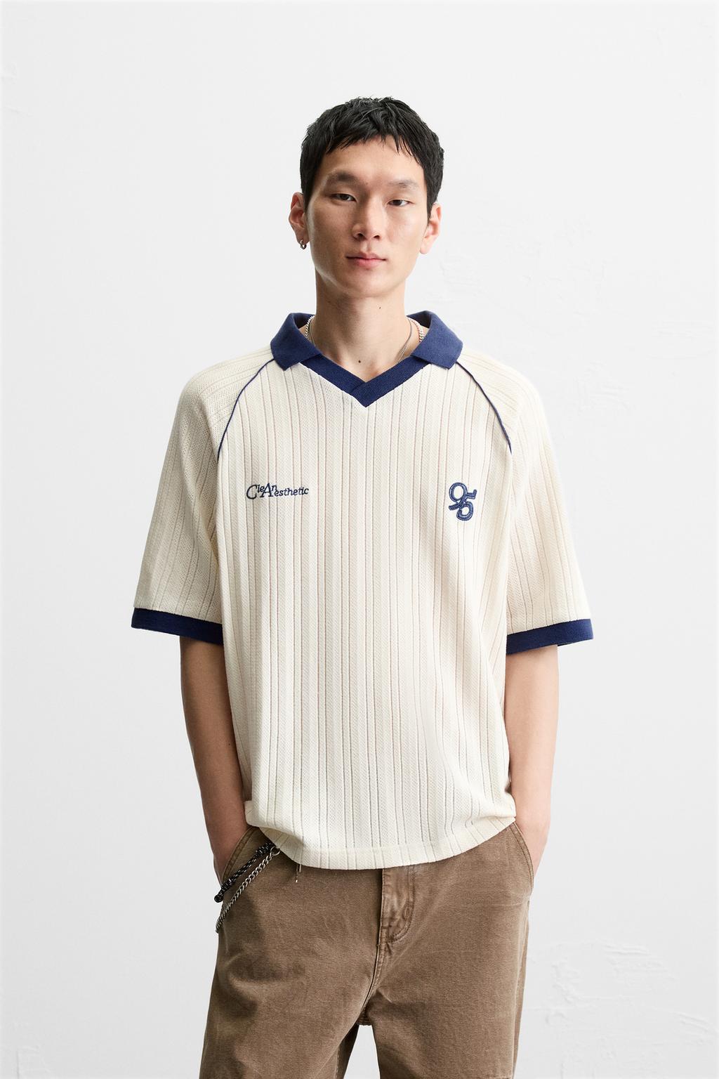 Thumbnail image for JACQUARD EMBROIDERED POLO SHIRT