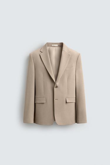 КОСТЮМНИЙ БЛЕЙЗЕР SLIM FIT - Пісочний/глинястий Zara