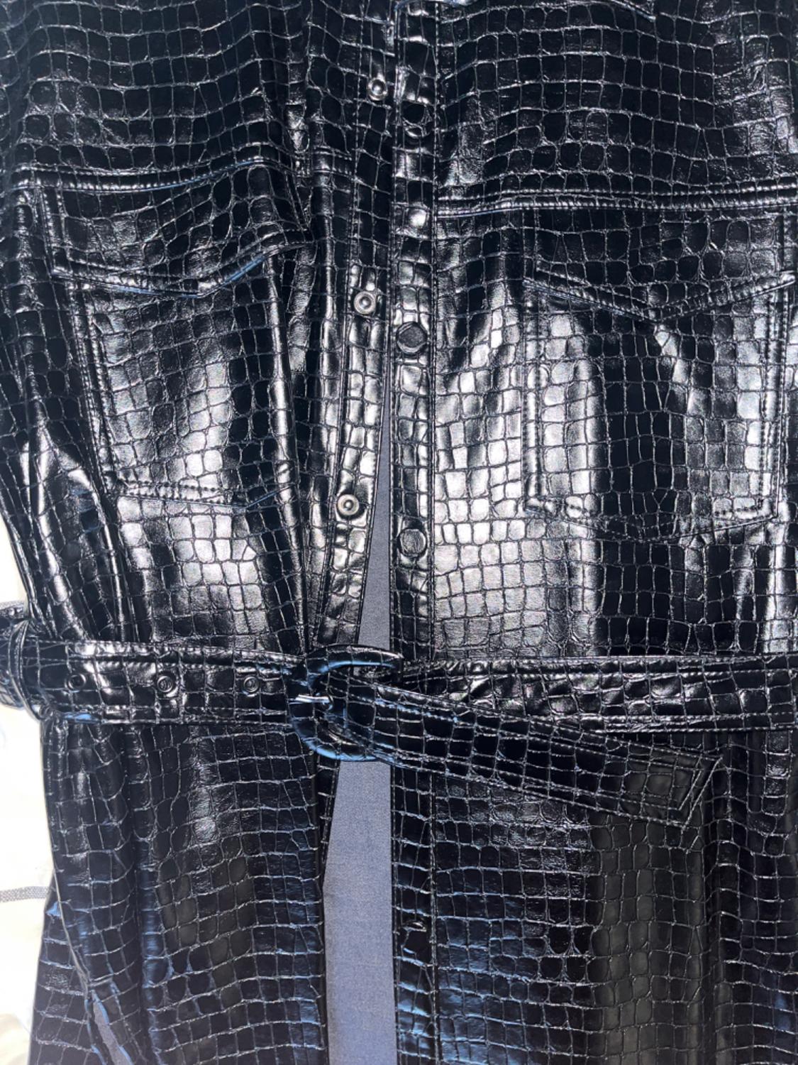 FAUX LEATHER SHIRT - Image 3