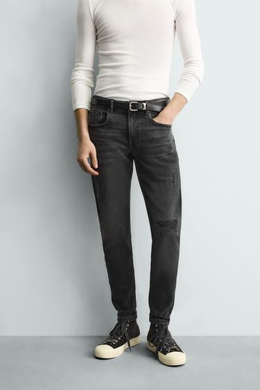 JEANS SKINNY FIT - Karbon nga Zara