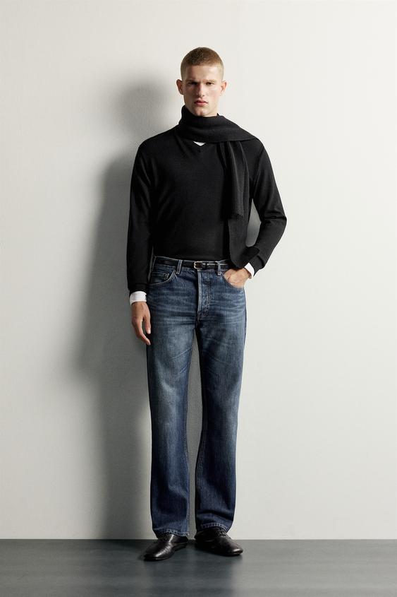 JEANS STRAIGHT BOOTCUT FIT - Azul medio de Zara - Imagen 0