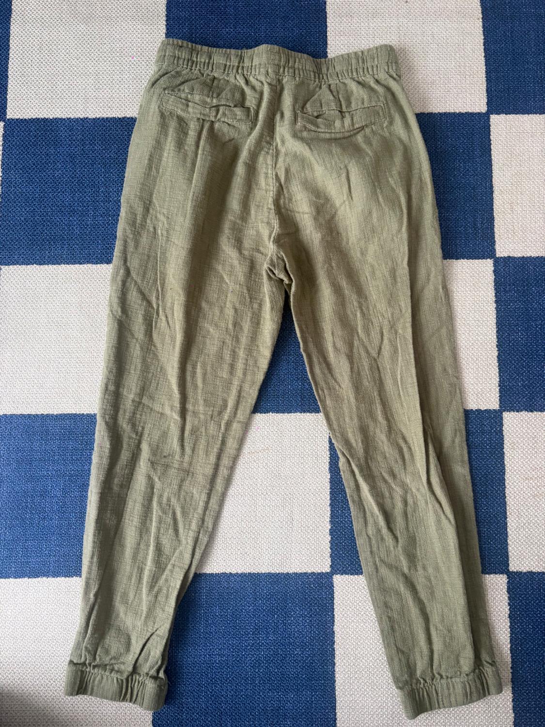 TEXTURED COTTON PANTS - Image 2