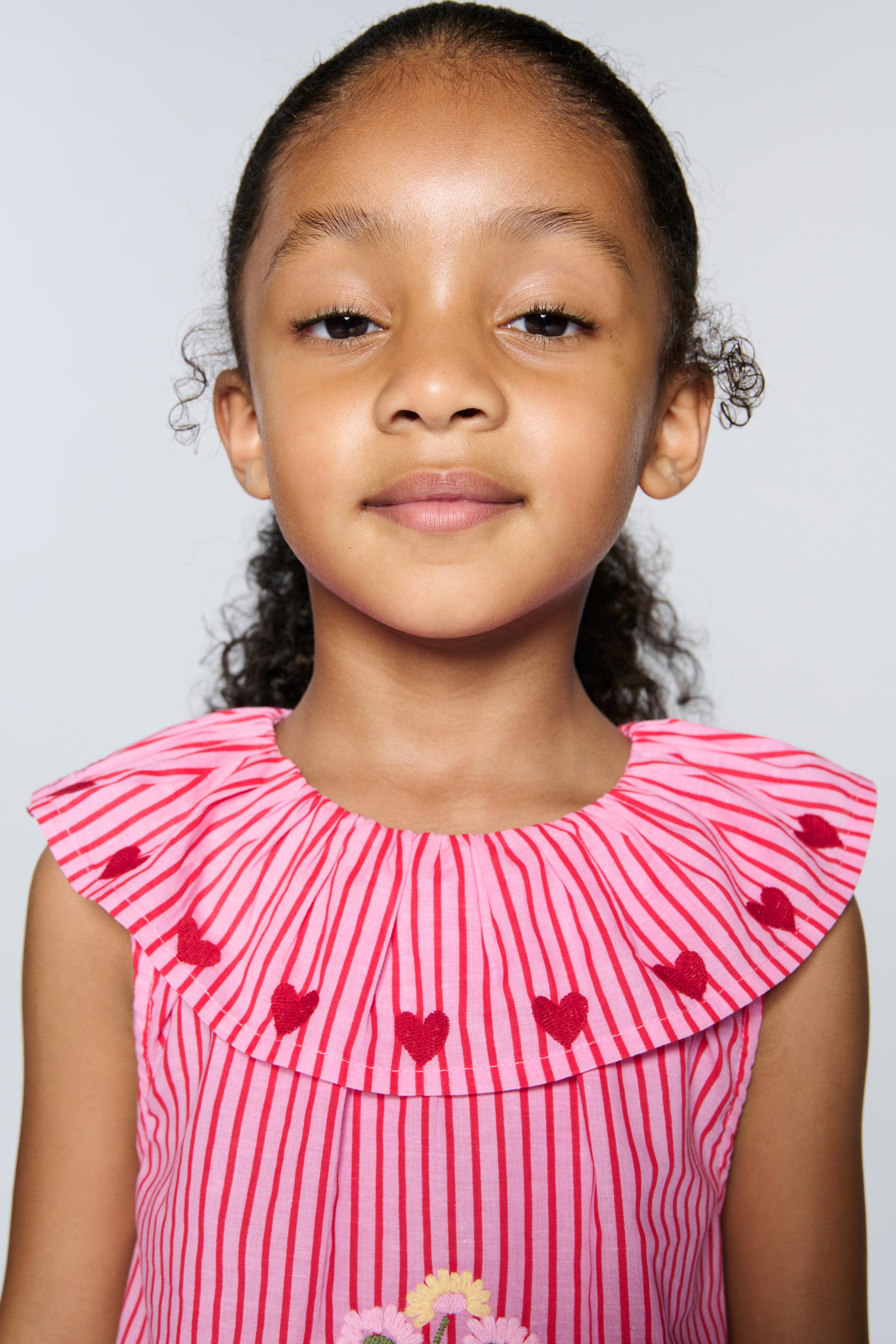 EMBROIDERED STRIPED TOP SISSEL EDELBO X ZARA KIDS