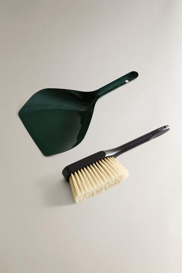 ENSEMBLE BROSSE ET PELLE - Noir / Vert de Zara - Image 1