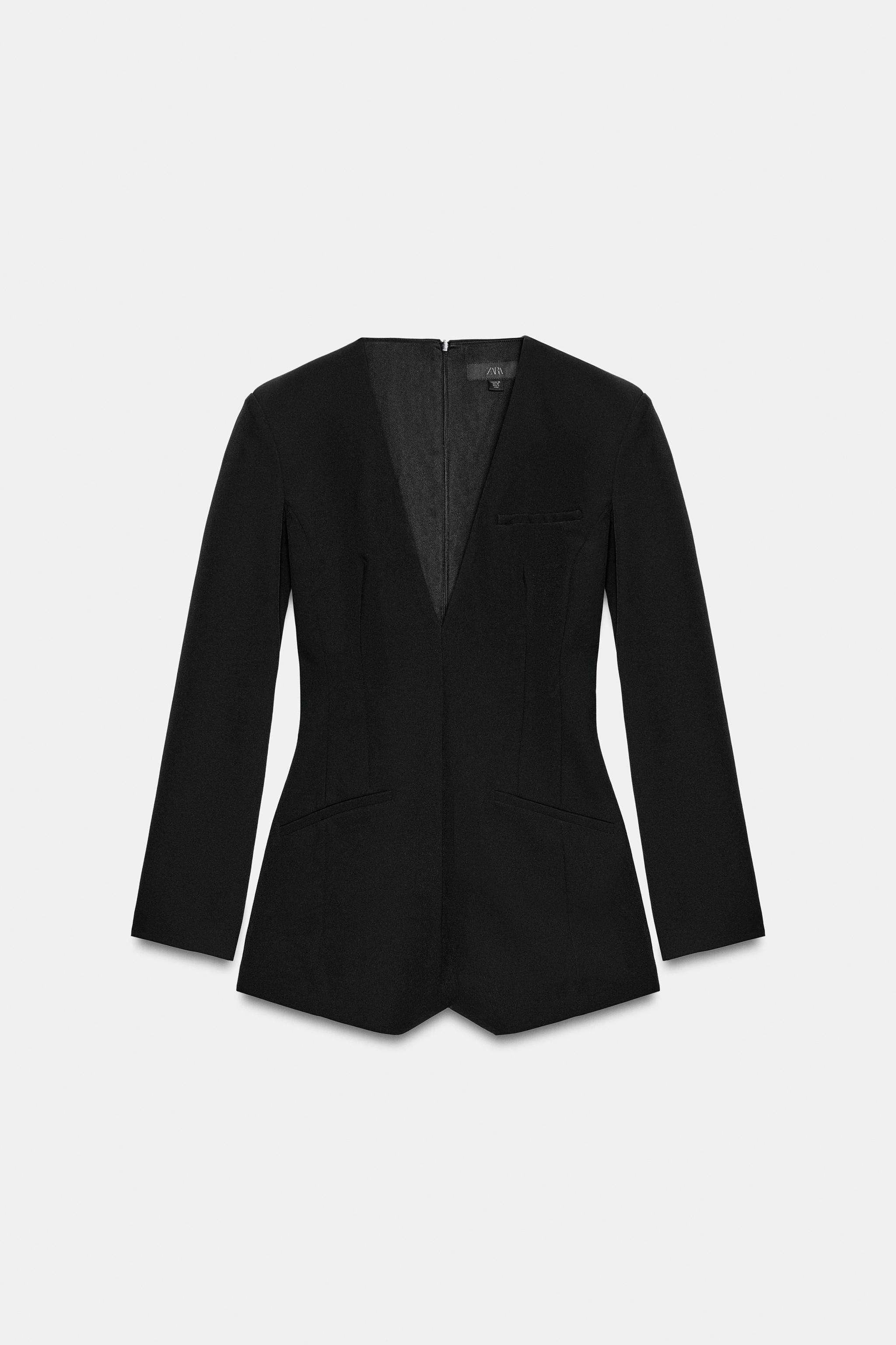 Женские комбинезоны Zara SHOULDER PAD ROMPER — фото 6