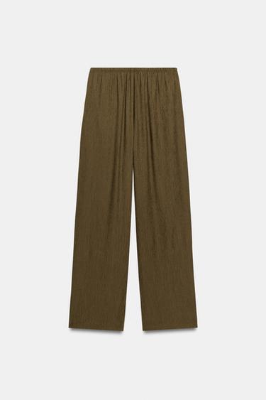 PANTALÓN FLUIDO RECTO - Oliva de Zara