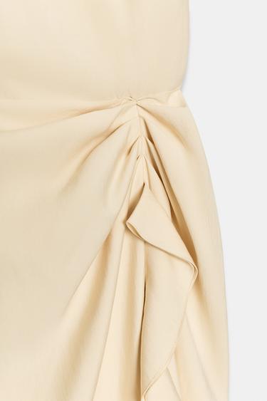 ZW COLLECTION MIDI DRESS WITH RUFFLES - Mid-ecru by Zara - Image 7