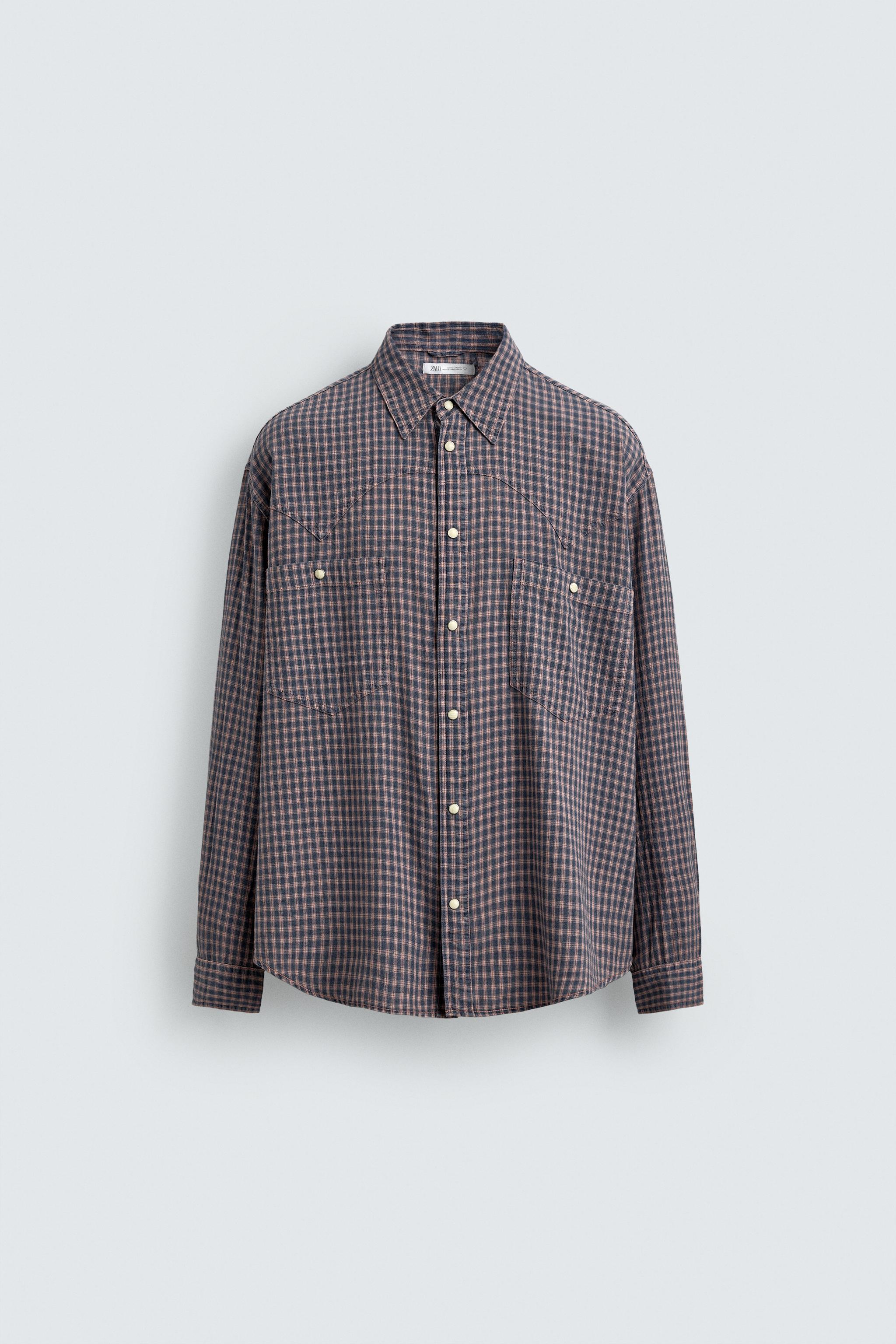 CHEMISE WESTERN À CARREAUX