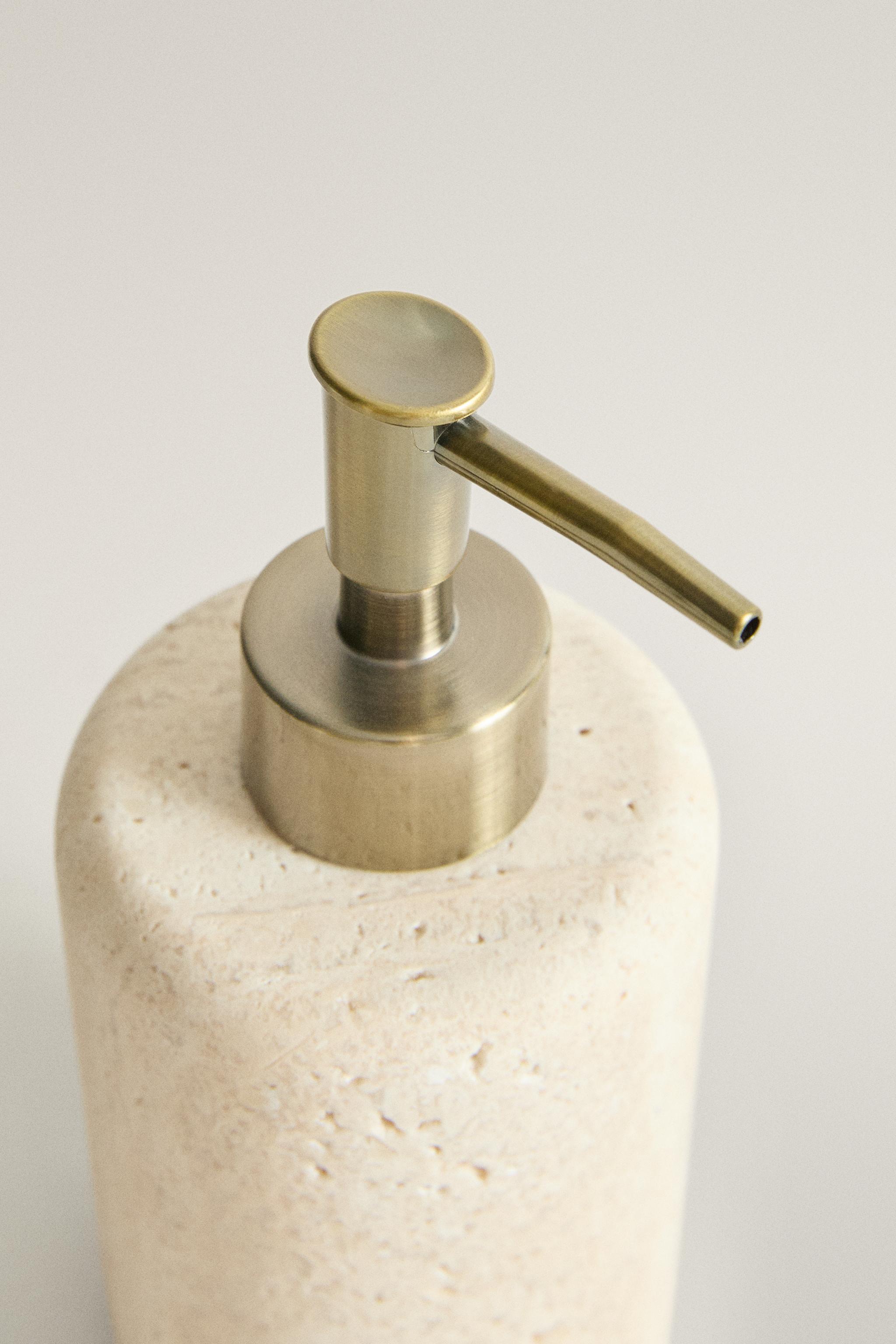 DISTRIBUTEUR DE SAVON MARBRE BEIGE