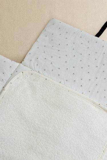 CORDUROY BABY CHANGING MAT - Navy blue by Zara