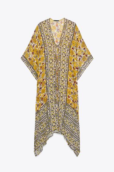 ZW COLLECTION PRINTED KAFTAN DRESS - Multicoloured by Zara