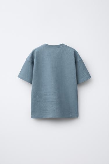 T-SHIRT WITH POCKET AND BERMUDA SHORTS SET - Blue by Zara - Image 2