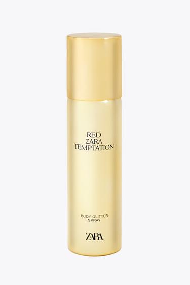RED ZARA TEMPTATION BODY GLITTER SPRAY - pé tinguidura de Zara
