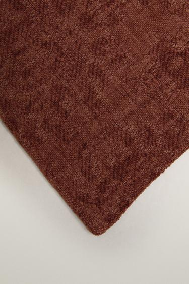 CHENILLE JACQUARD BLANKET — Pink 2