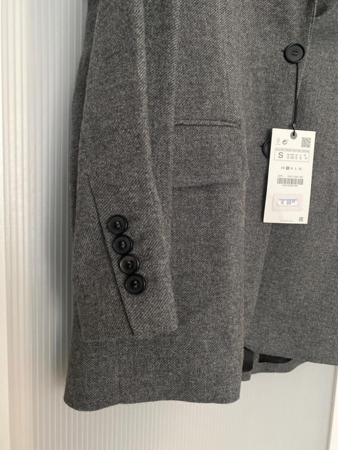 WOOL BLEND BLAZER WITH POCKETS - Image 3