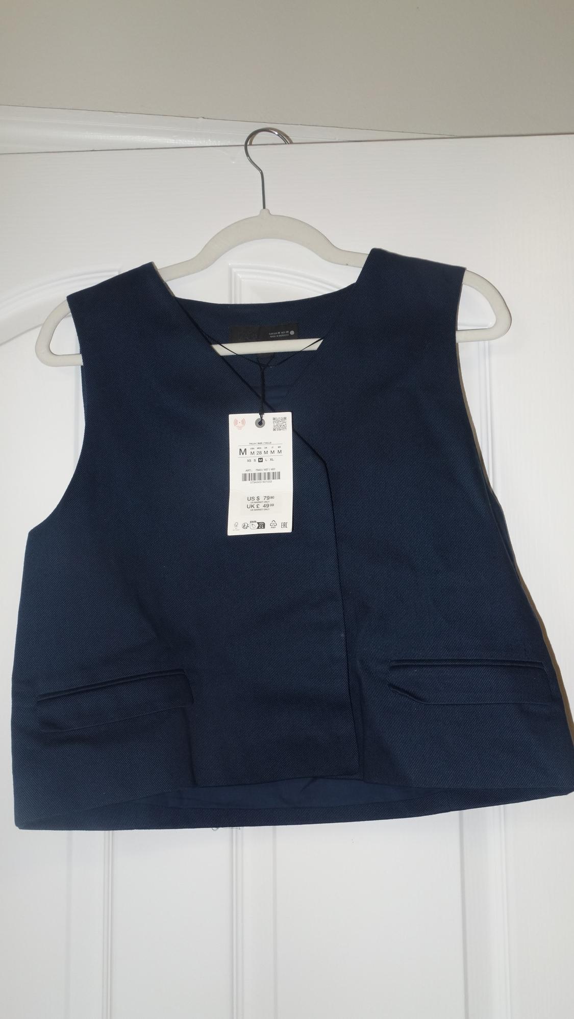 ZW COLLECTION DOUBLE-BREASTED VEST - Image 3
