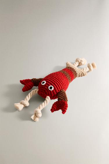 JOUET LANGOUSTE CROCHET ANIMAUX DE COMPAGNIE - Rouge de Zara - Image 1