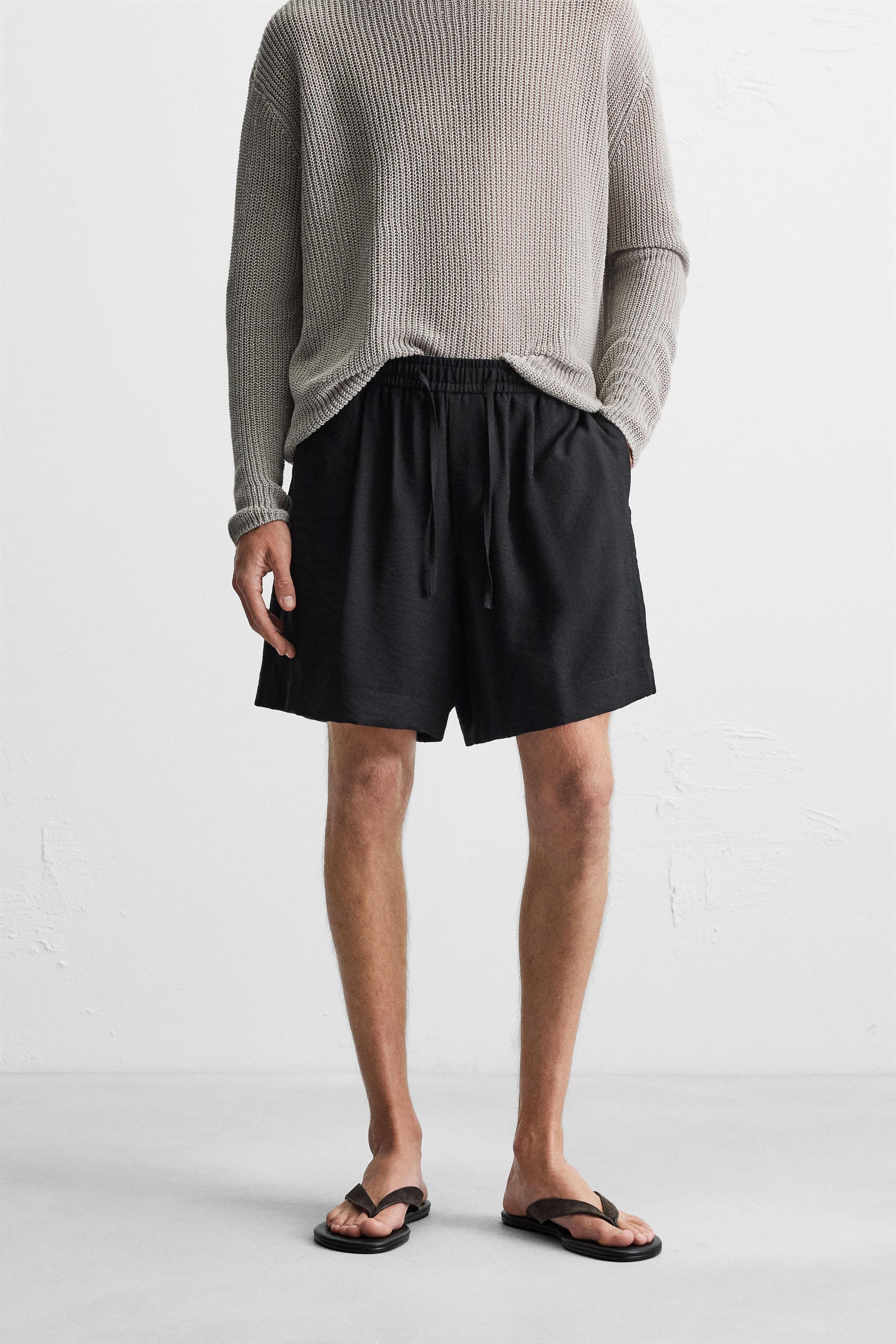 FLOWY RELAXED FIT BERMUDA SHORTS