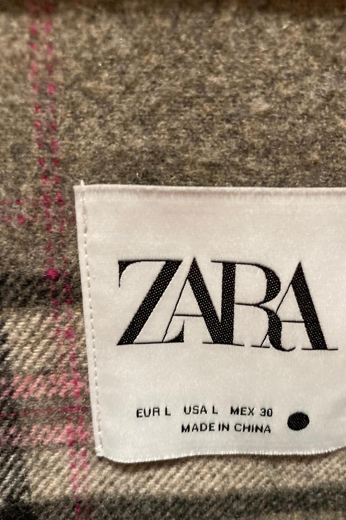 WOOL BLEND CHECK OVERSHIRT - Image 3