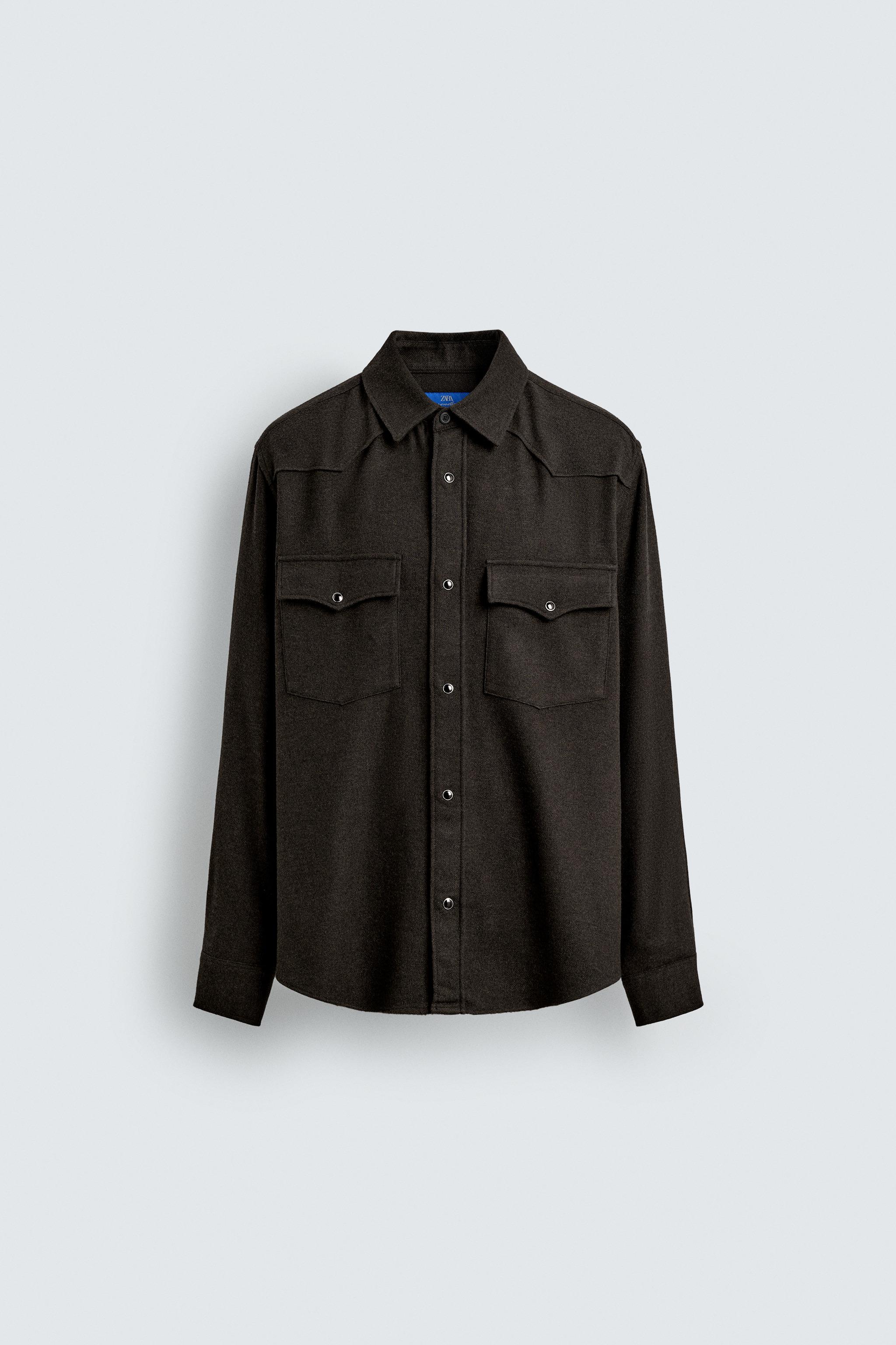 WOOL WESTERN SHIRT AARON LEVINE X ZARA