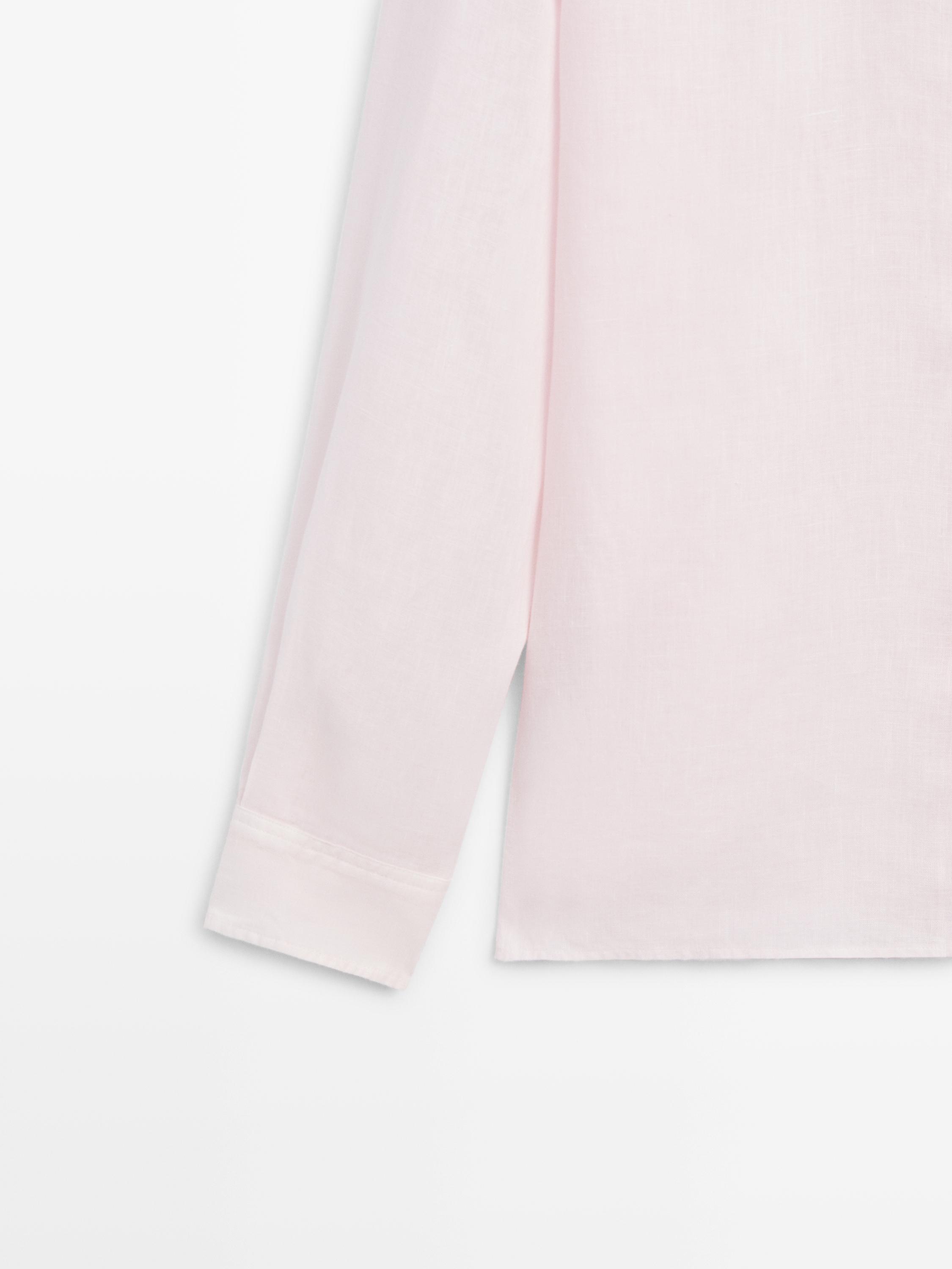 100% linen regular fit shirt