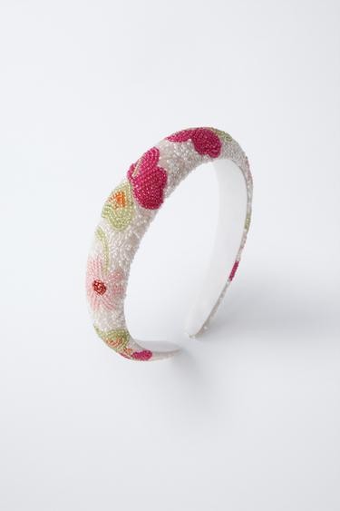 SERRE-TÊTE FANTAISIE À FLEURS - Roses de Zara - Image 3