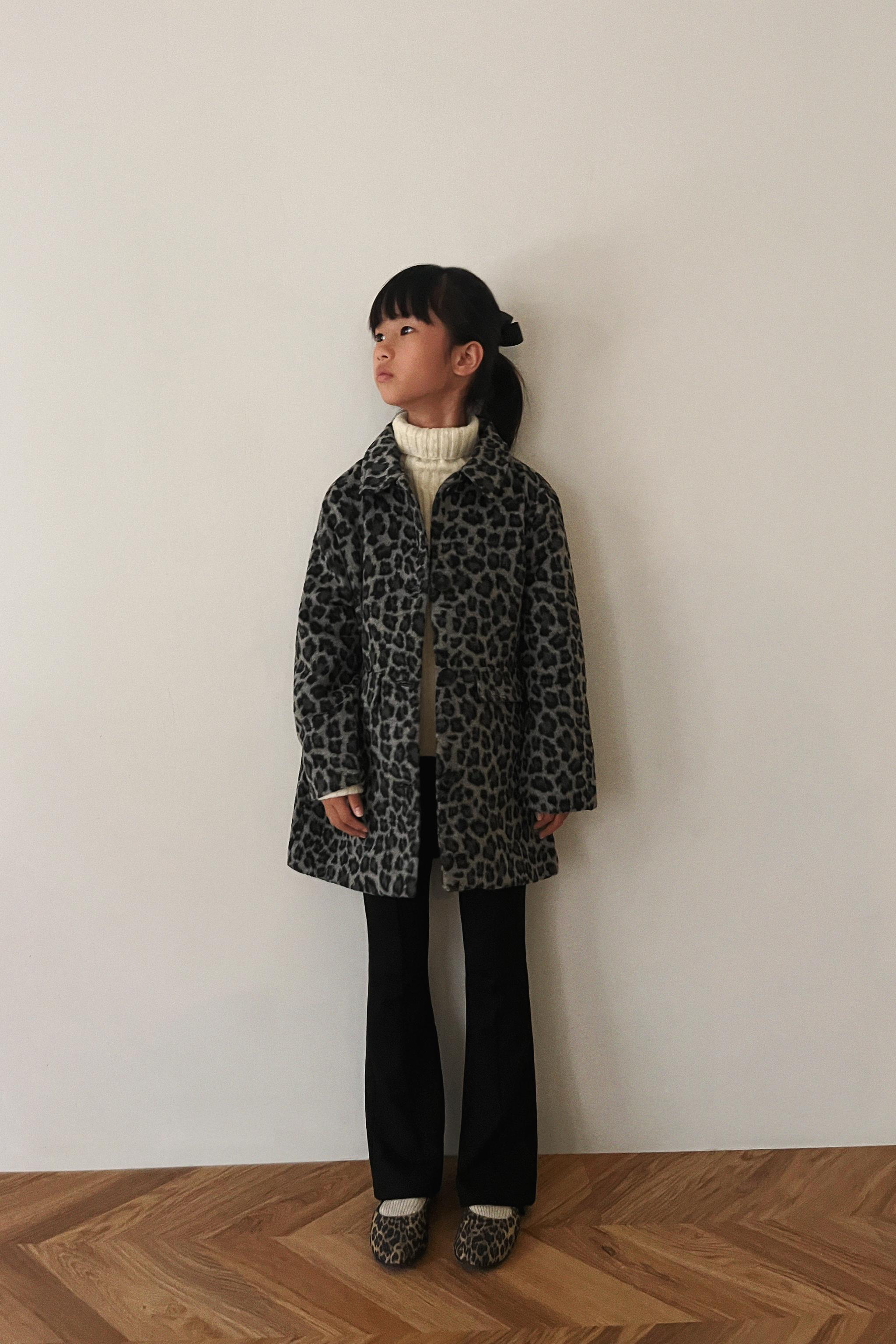 ヒョウ 柄 コレクション コート zara