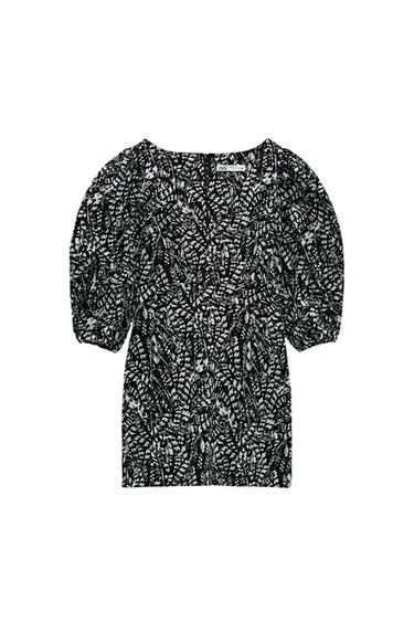 SHORT PRINTED DRESS