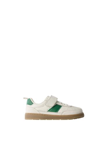 ΔΕΡΜΑΤΙΝΟ BAREFOOT SNEAKER - Λευκό του Zara