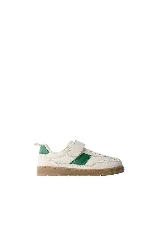 Zara LEATHER BAREFOOT SNEAKERS - White - Image 0