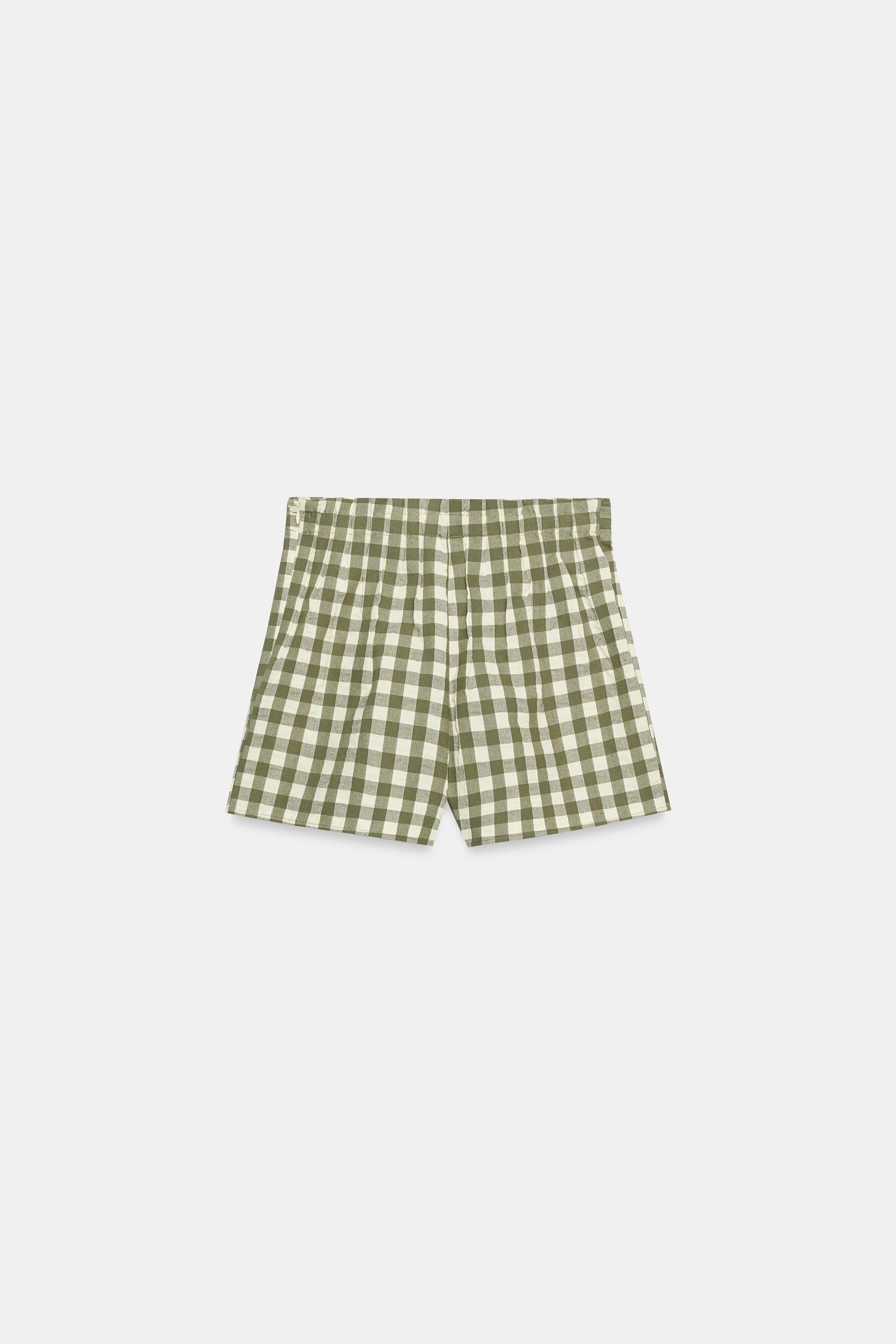 GINGHAM SHORTS