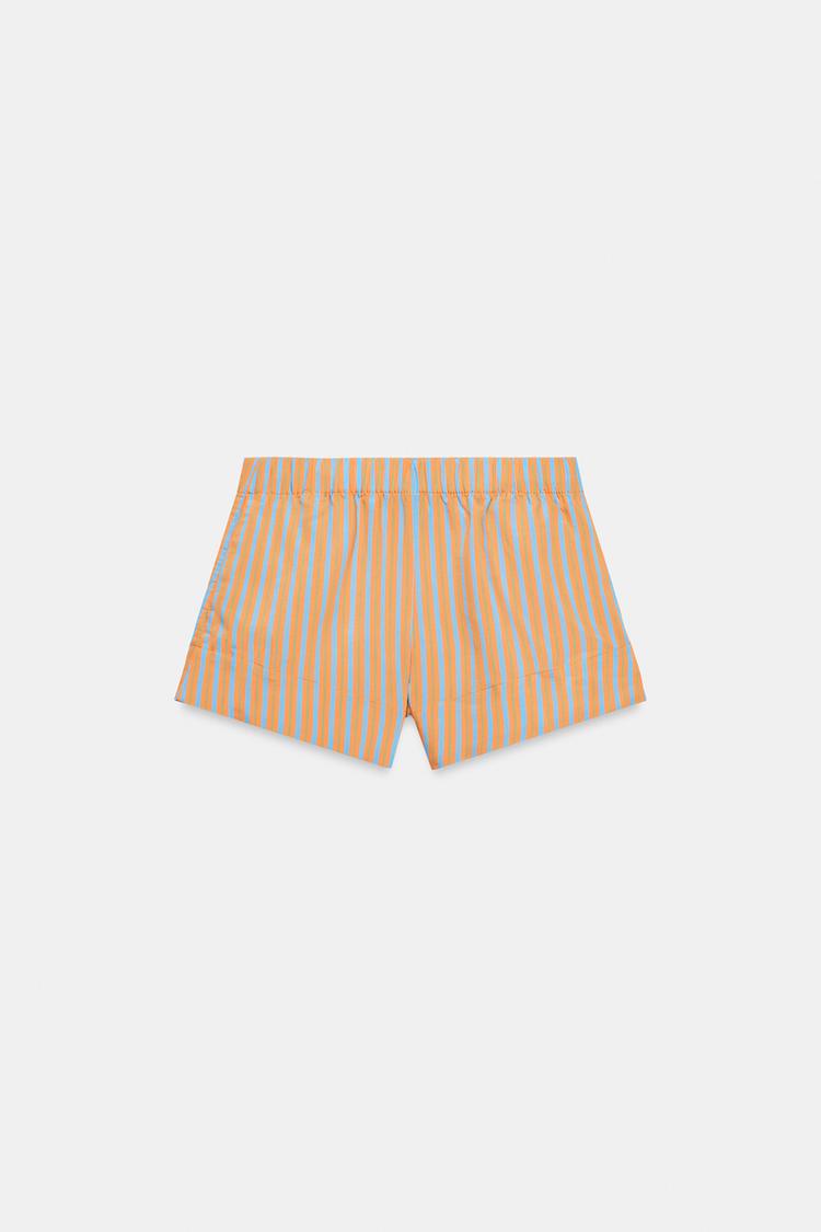 Shorts popelin rayas