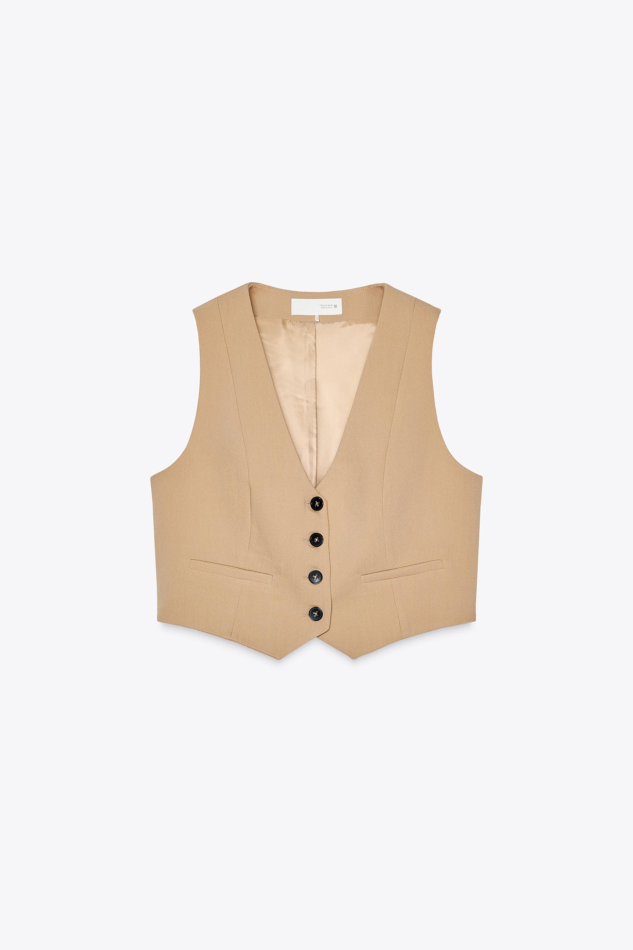 ☆ドイツ発*ZARA*新作*スリーブレスフレアドレス/BROWN☆ ☆ドイツ発*ZARA*新作*スリーブレスフレアドレス/BROWN☆ (ZARA