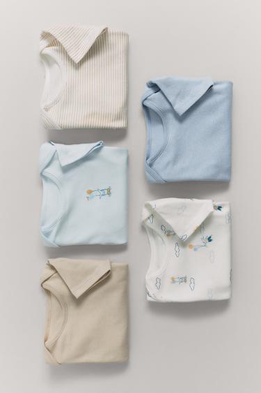 5-PACK OF BALLOON BODYSUITS - Blue by Zara