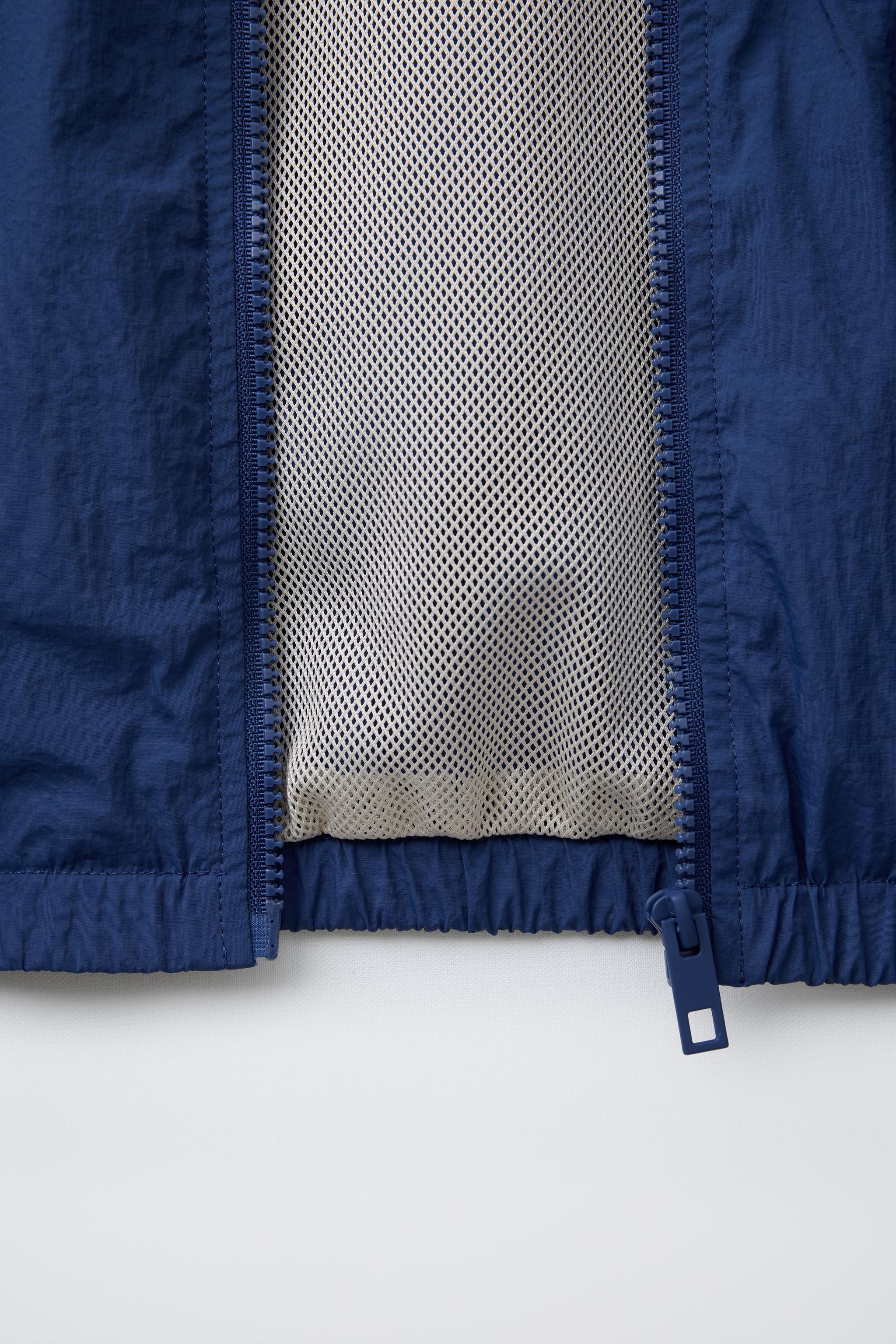 トリムディテール ライトレインコート - ブルー | ZARA Japan / 日本